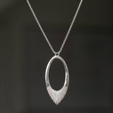 Silver Large Helios Necklace