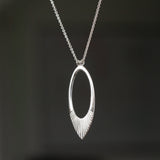 Silver Large Helios Necklace