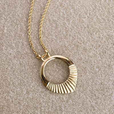 Gold Small Helios Necklace