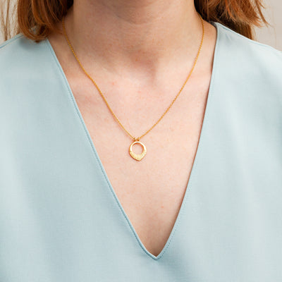 Vermeil Small Helios Necklace