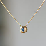 Medium Blue Montana Sapphire Medium Aurora Necklace