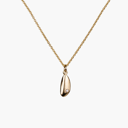 Pebble Necklace in Gold