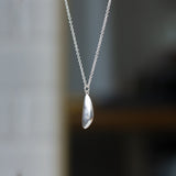 Medium Pebble Necklace in Sterling Silver
