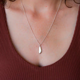 Medium Pebble Necklace in Sterling Silver