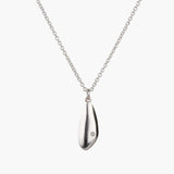 Medium Pebble Necklace in Sterling Silver