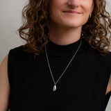 Medium Pebble Necklace in Sterling Silver