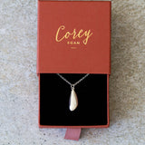 Medium Pebble Necklace in Sterling Silver