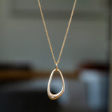 Wake Necklace in Gold