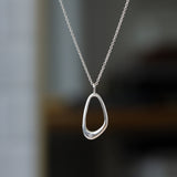 Wake Necklace in Sterling Silver
