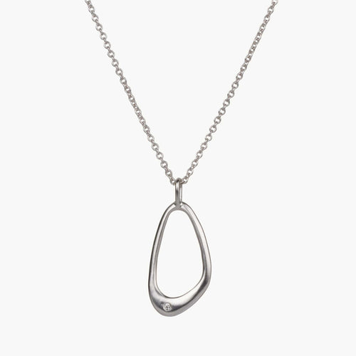 Wake Necklace in Sterling Silver