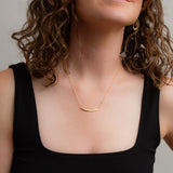 Current Necklace in Gold