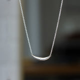 Current Necklace in Sterling Silver
