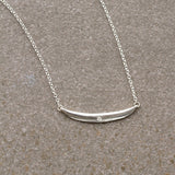 Current Necklace in Sterling Silver