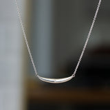 Current Necklace in Sterling Silver