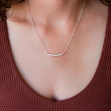 Current Necklace in Sterling Silver