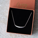 Current Necklace in Sterling Silver