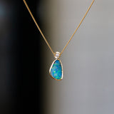Australian Opal Iris Necklace #1
