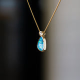 Australian Opal Iris Necklace #1