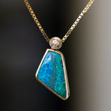 Australian Opal Iris Necklace #4