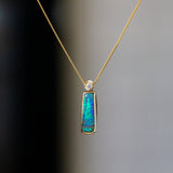 Australian Opal Iris Necklace #5