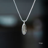 Token Necklace with Zodiac Engraving