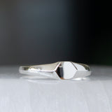 Astra Silver Signet Ring