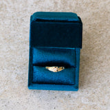 Gold & Diamond Star Astra Signet Ring