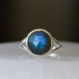 Labradorite Silver Cleo Ring in Sterling Silver #11