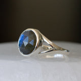 Labradorite Silver Cleo Ring in Sterling Silver #11