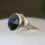 Labradorite Silver Cleo Ring in Sterling Silver #13