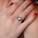 London Blue Topaz Cleo Ring in Sterling Silver #4