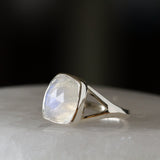 Moonstone Silver Cleo Ring in Sterling Silver #5
