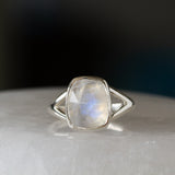 Moonstone Silver Cleo Ring in Sterling Silver #5