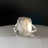 Moonstone Silver Cleo Ring in Sterling Silver #7