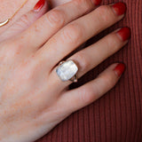 Moonstone Silver Cleo Ring in Sterling Silver #7