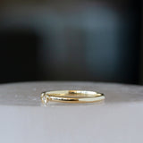 Micro Aurora Diamond Stacking Ring in Yellow Gold
