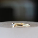 Large Aurora Diamond Stacking Ring in Yellow Gold