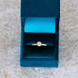 Large Aurora Diamond Stacking Ring in Yellow Gold