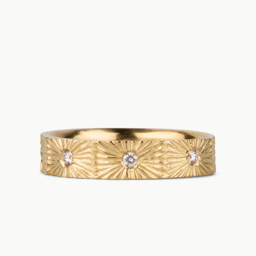 Nova Eternity Band in Yellow Gold