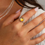 Citrine Calista Ring in Sterling Silver