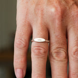 Skinny Oval Signet C