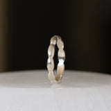 Silver Pebble Eternity Band