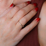 Silver Pebble Eternity Band