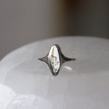 Token Oval Ring with Zodiac Engraving