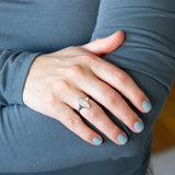 Token Oval Ring with Zodiac Engraving