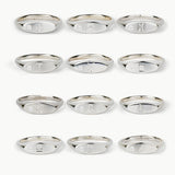 Token Sideways Oval Ring with Zodiac Engraving