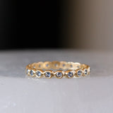 Yogo Montana Sapphire Gold Droplet Band