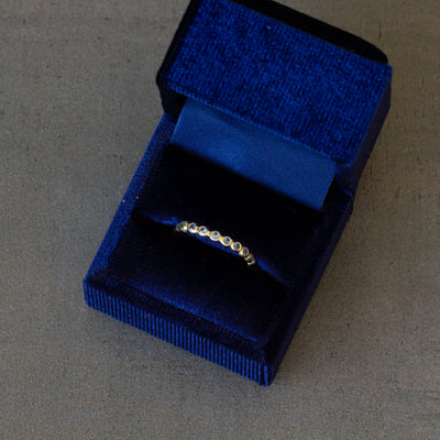 Yogo Montana Sapphire Gold Droplet Band