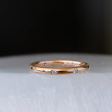 Lassen Half Round Diamond Band