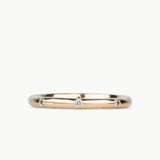 Lassen Half Round Diamond Band